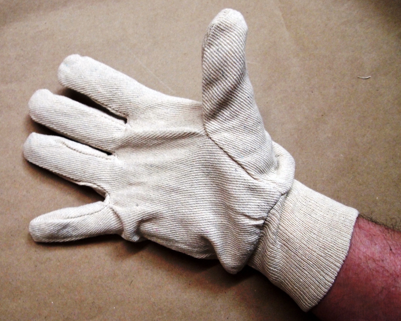24 Pair, 7 oz Cotton Canvas Men’s Gloves, Gardening Glove/Light